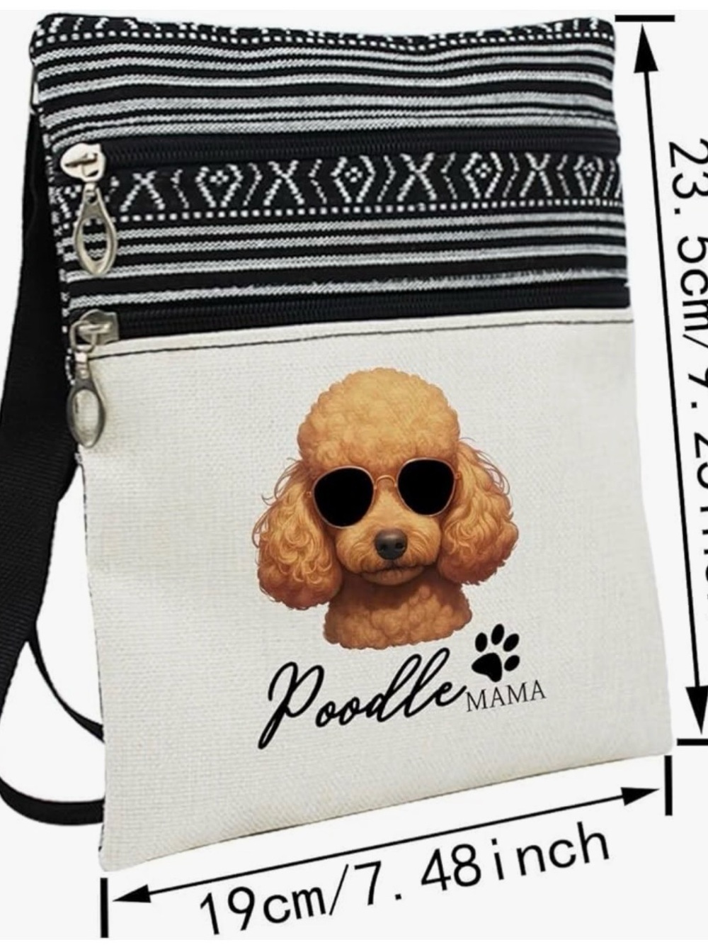 Poodle Purse- Crossbody purse NWT - Picture 3 of 4
